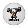 GYMPANSE Fitness Souvenir Magnet Schimpanse mit Hantel