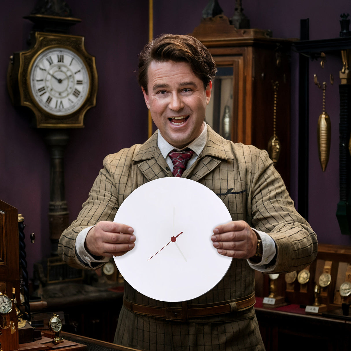 Pilzsammler Wanduhr - Mir reichts, ich geh Pilze sammeln