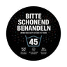 Wäschepflegeetikett Magnet bitte schonend behandeln wird 45