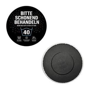 Wäschepflegeetikett Magnet bitte schonend behandeln wird 40