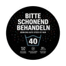 Wäschepflegeetikett Magnet bitte schonend behandeln wird 40