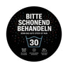 Wäschepflegeetikett Magnet bitte schonend behandeln wird 30