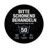 Wäschepflegeetikett Magnet bitte schonend behandeln wird 50