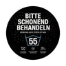 Wäschepflegeetikett Magnet bitte schonend behandeln wird 55