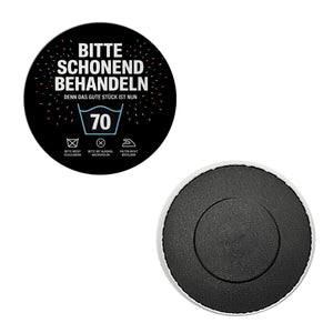 Wäschepflegeetikett Magnet bitte schonend behandeln wird 70