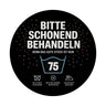 Wäschepflegeetikett Magnet bitte schonend behandeln wird 75
