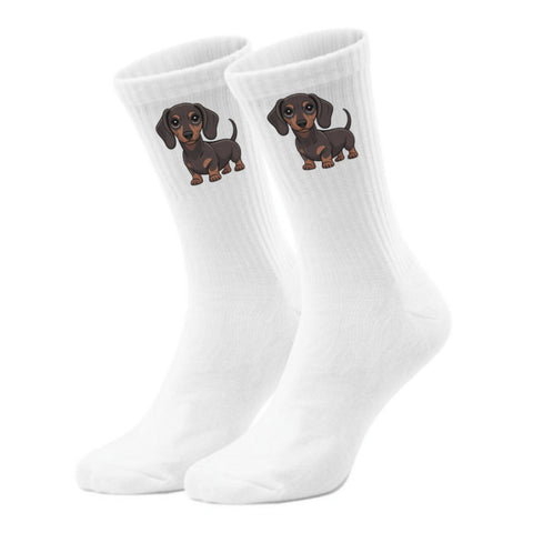 epicsocks Dackelliebe Brauner Dackel Socken in 37-41 im Paar