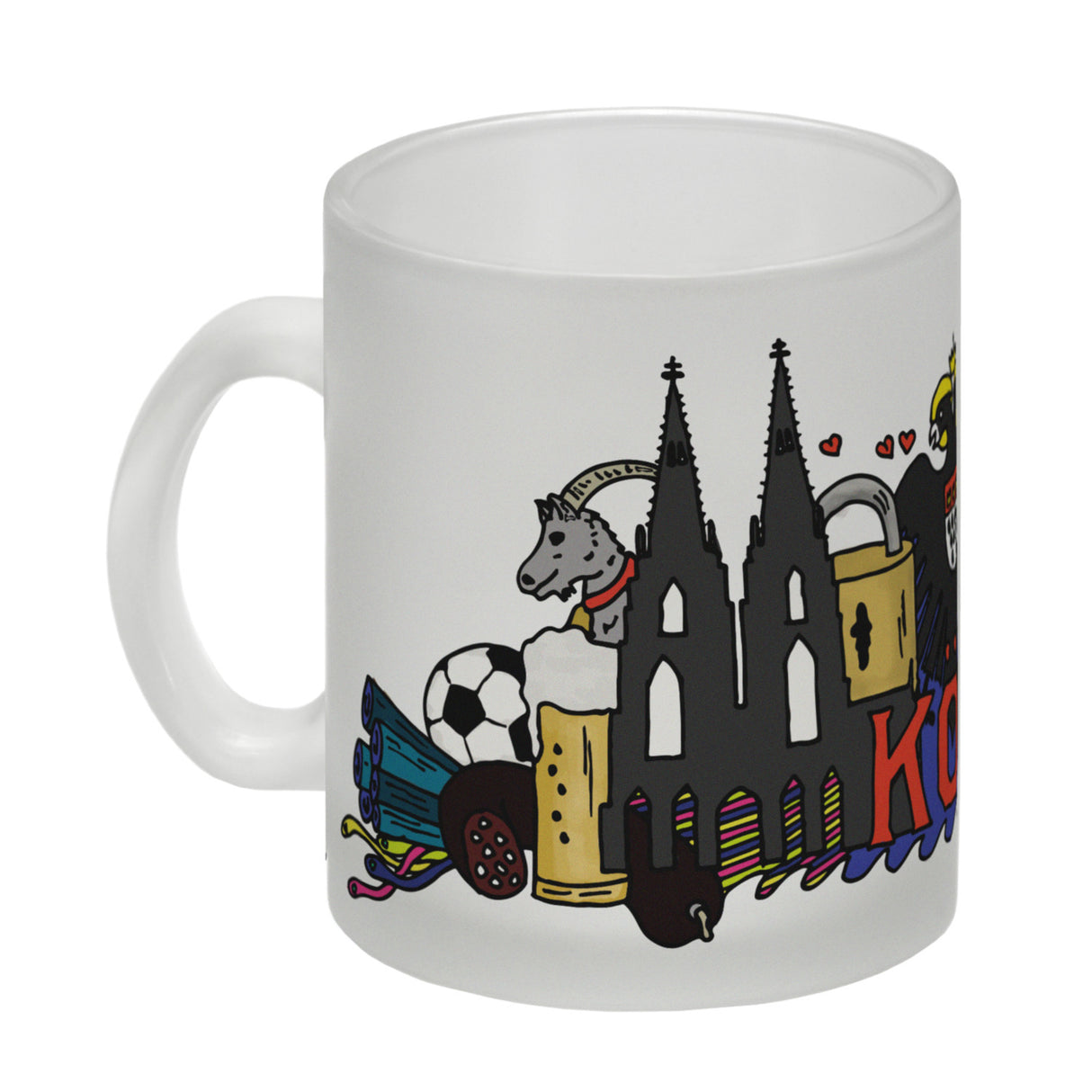 Wimmelgrafik Köln Kaffeebecher