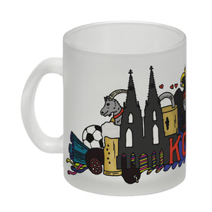 Wimmelgrafik Köln Kaffeebecher