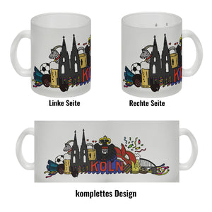 Wimmelgrafik Köln Kaffeebecher