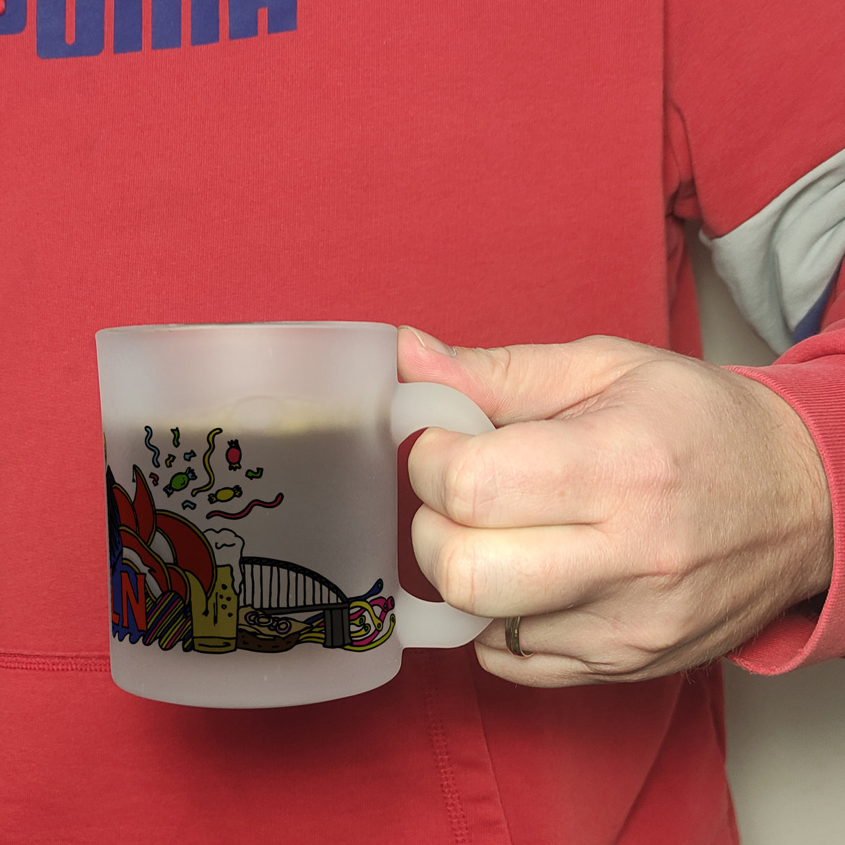 Wimmelgrafik Köln Kaffeebecher