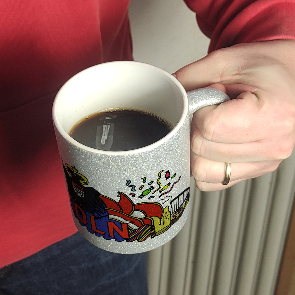 Wimmelgrafik Köln Kaffeebecher
