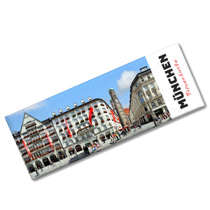 streetline München Frauenkirche Panorama Souvenir Magnet