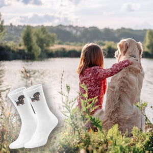 epicsocks Dackel Dreams Herzblick Socken in 37-41 im Paar