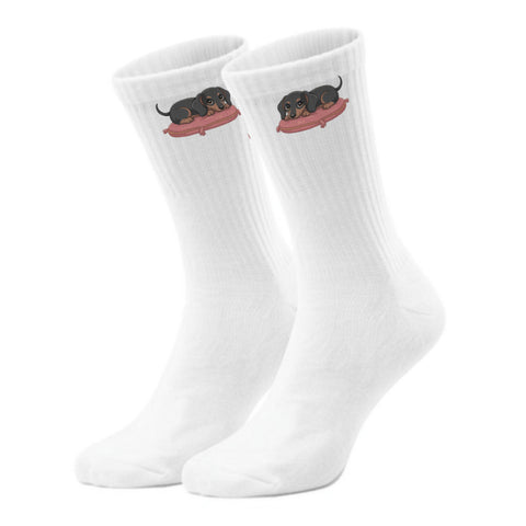 epicsocks Dackel Dreams Kissenruhe Socken in 37-41 im Paar