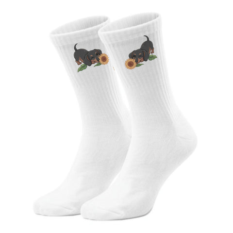 epicsocks Dackel Dreams Sonnenblume Socken in 37-41 im Paar