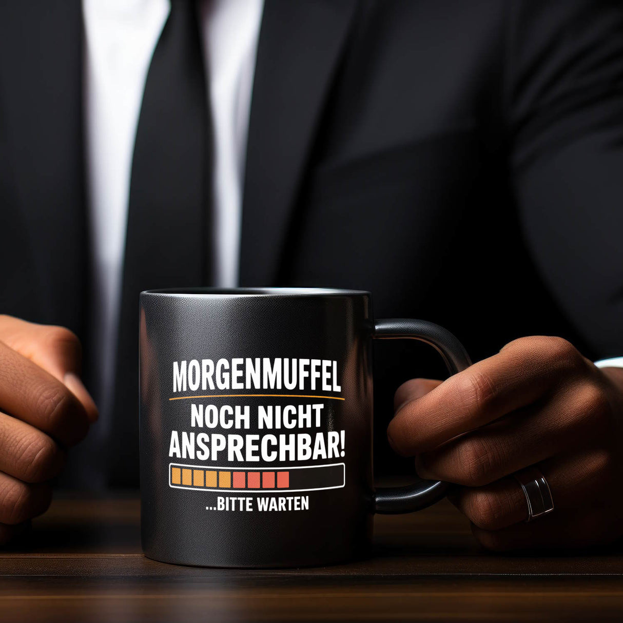 Morgenmuffel noch nicht ansprechbar! Kaffeebecher