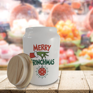 Weihnachtsmuffel-Hand merry Grinchmas Keksdose n