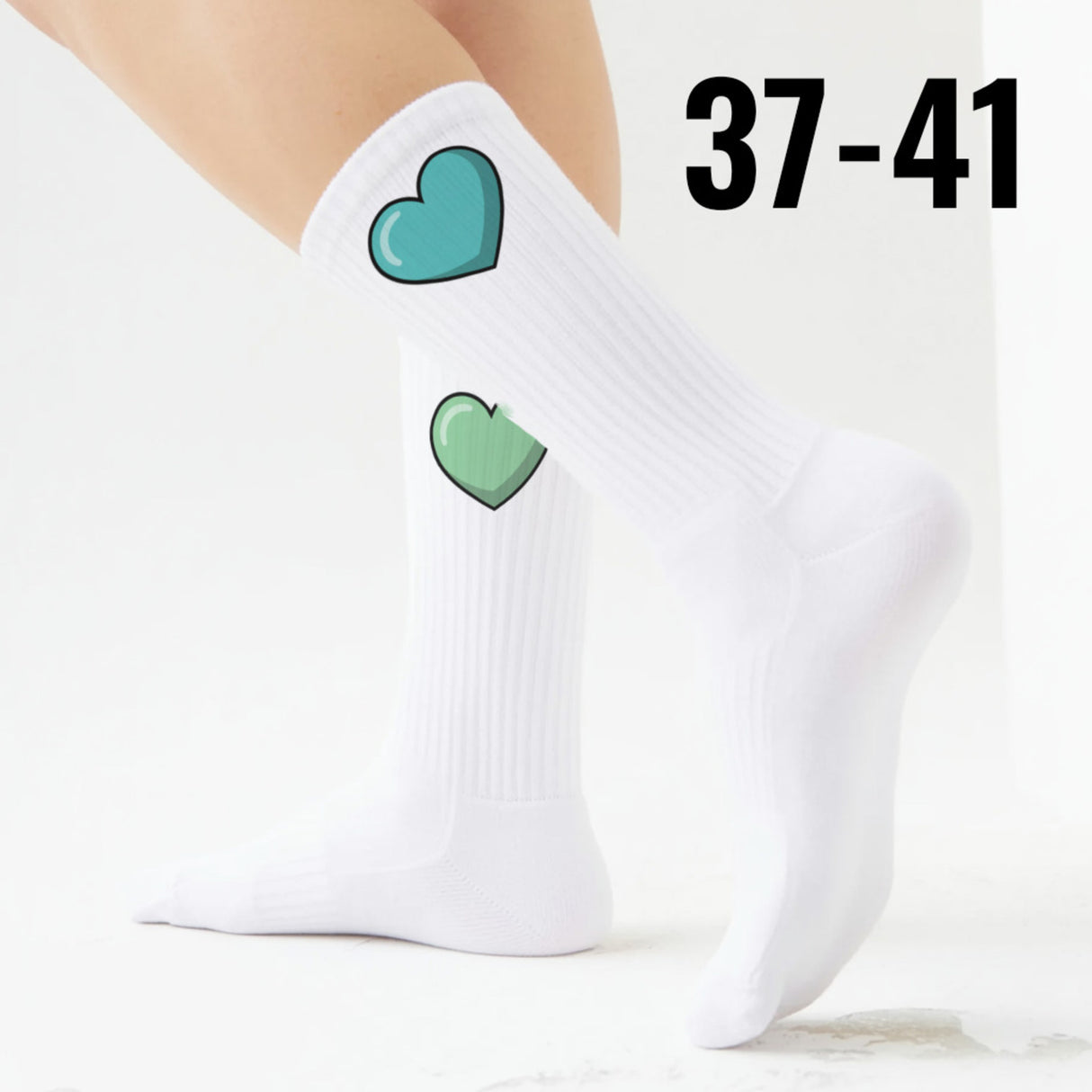 epicsocks Herzensmensch Grüne Herzen Socken in 37-41 im Paar