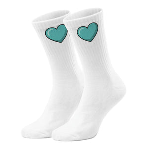 epicsocks Herzensmensch Türkis Herz Socken in 37-41 im Paar