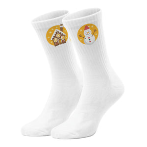 epicsocks Weihnachtsfreude Schneegestöber Socken in 37-41 im Paar