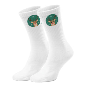 epicsocks Weihnachtsfreude Rentier Socken in 37-41 im Paar