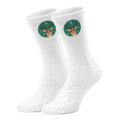 epicsocks Weihnachtsfreude Rentier Socken in 37-41 im Paar