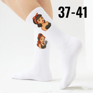 epicsocks Retro Vibes Rock’n’Roll Girls Socken in 37-41 im Paar