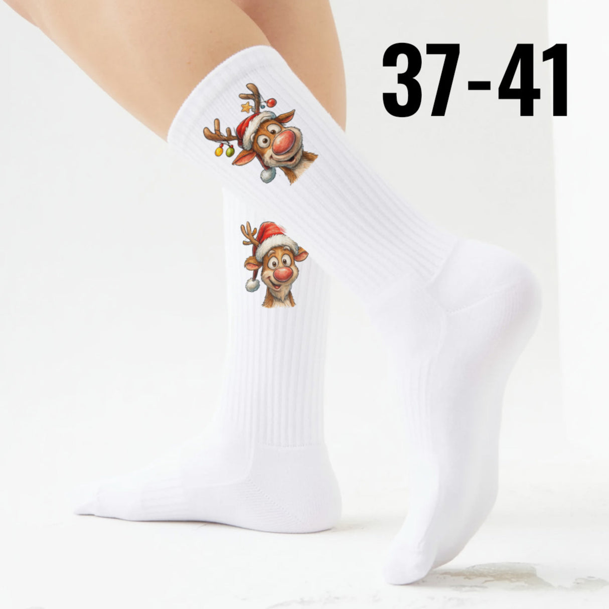 epicsocks Weihnachtsfreude Rentier-Alarm! Socken in 37-41 im Paar