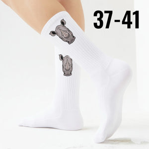 epicsocks Big Six Safari Nashorn Socken in 37-41 im Paar