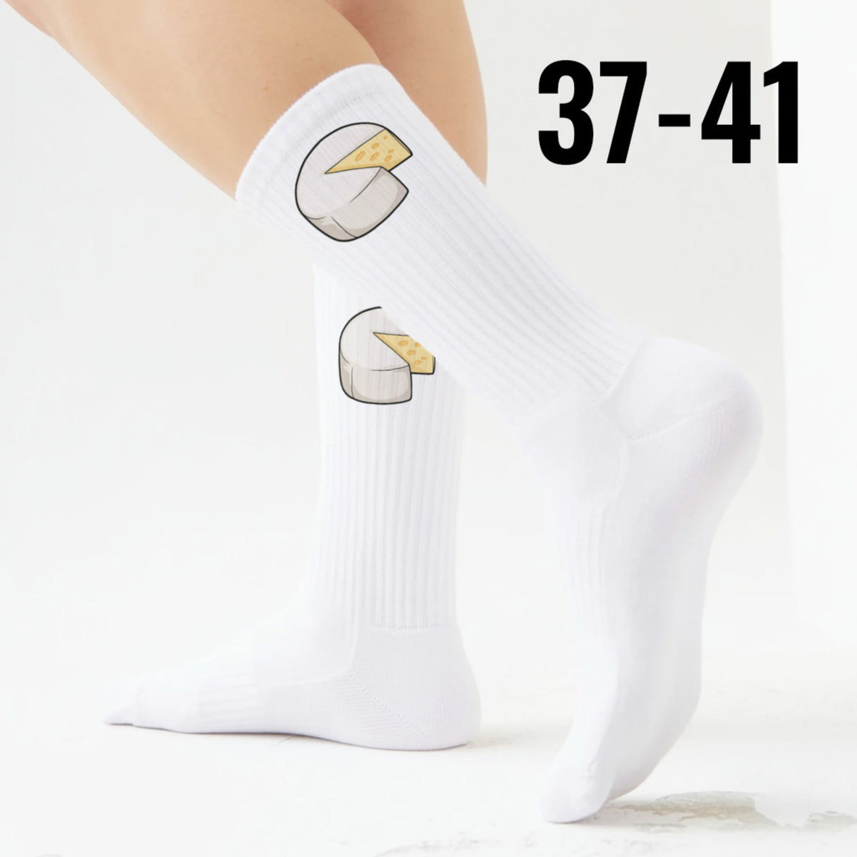 epicsocks Käsefüße Camembert Käse Socken in 37-41 im Paar