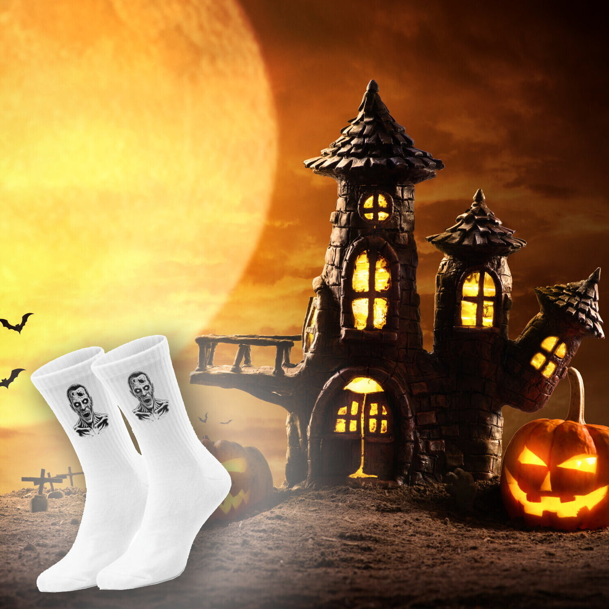 epicsocks Nights of Fright Zombie Socken in 37-41 im Paar