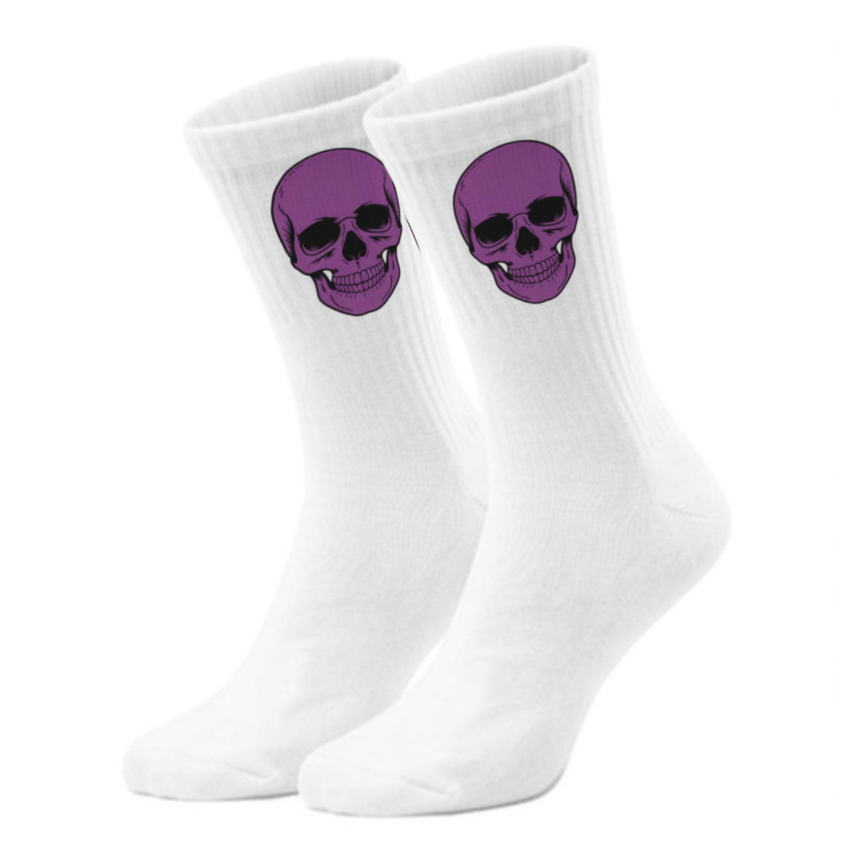 epicsocks Colorful Skulls Lila Schädel Socken in 37-41 im Paar
