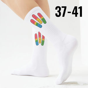 epicsocks Candy Delight Gummiwürmer Socken in 37-41 im Paar