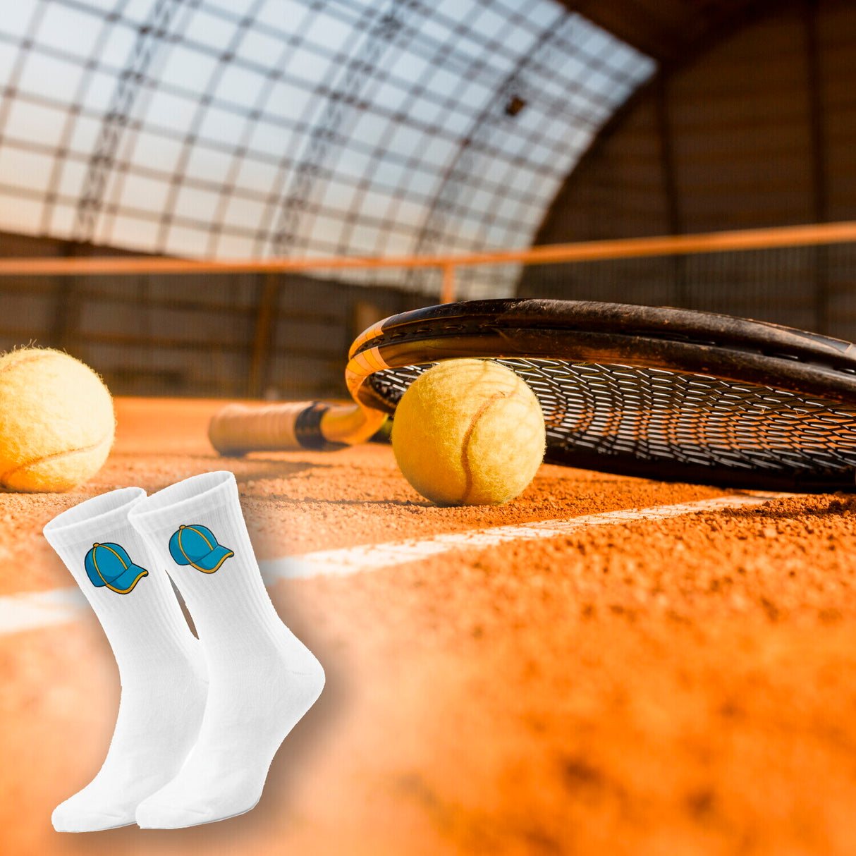 epicsocks Top Spin Basecap Socken in 37-41 im Paar