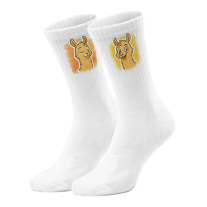 epicsocks Llama Expressions Happy Lama Socken in 37-41 im Paar