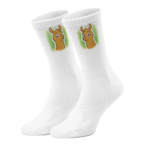 epicsocks Llama Expressions Neugieriges Lama Socken in 37-41 im Paar