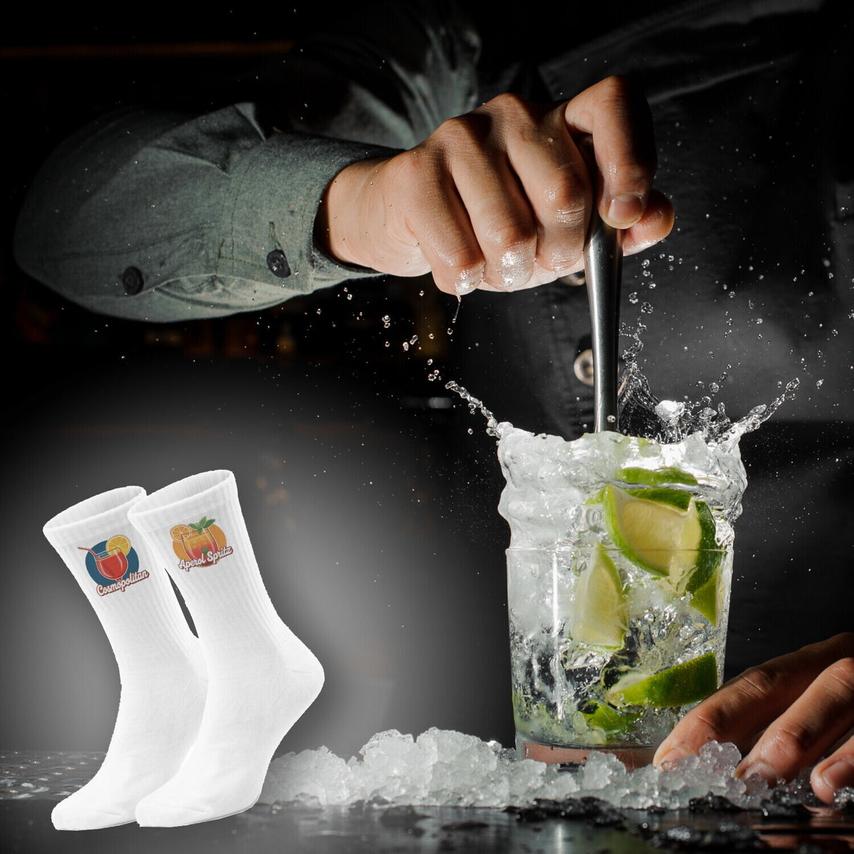 epicsocks Cocktail Dreams Socken in 37-41 im 6er Set in Geschenkdose im 6er Set in Geschenkbox