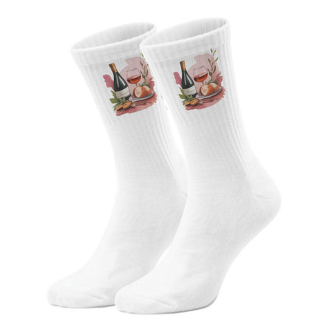 epicsocks WineWhisper Rotweinszene Socken in 37-41 im Paar