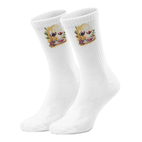 epicsocks WineWhisper Rotwein & Käse Socken in 37-41 im Paar