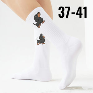 epicsocks Dackelfreude Freudiger Lauf Socken in 37-41 im Paar