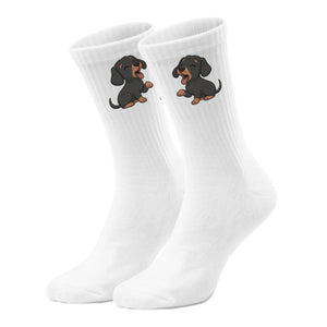 epicsocks Dackelfreude Lachender Welpe Socken in 37-41 im Paar