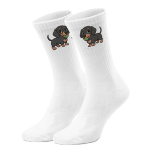 epicsocks Dackelfreude Spielender Ball Socken in 37-41 im Paar