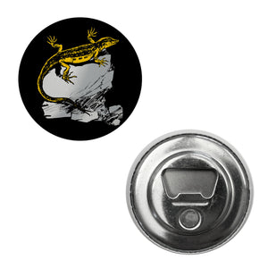 Eidechse Magnet rund