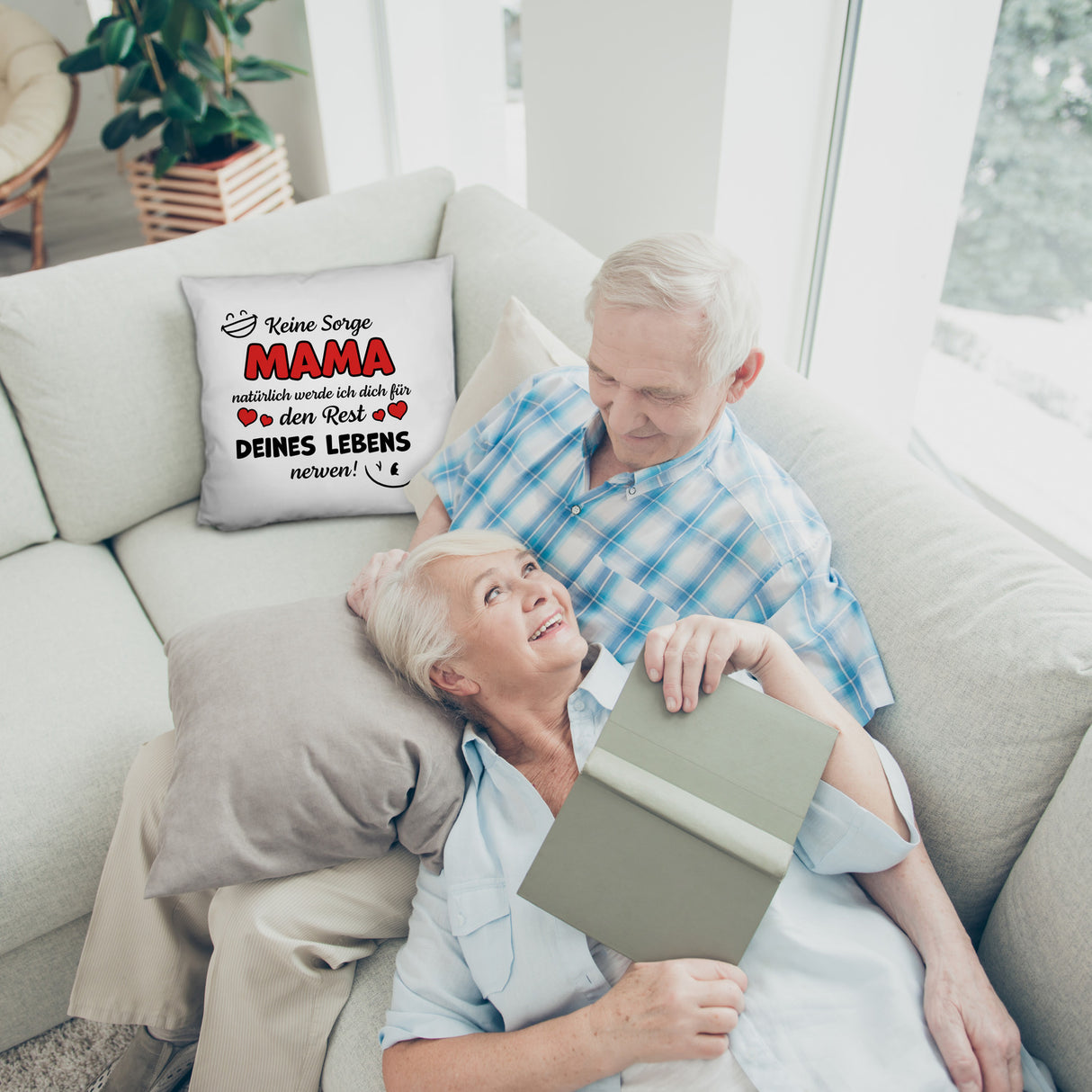 MAMA werde dich für den Rest deines Lebens nerven! Kissen