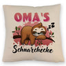 Faultier auf Ast Kissen Oma's Schnarchecke