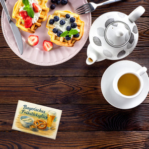 Bayerisches Frühstück Frühstücksglück Souvenir Souvenir Magnet