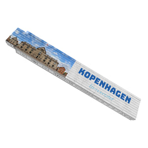 streetline Kopenhagen Universitet Meterstab aus Holz