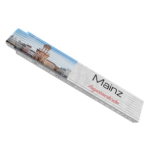streetline Mainz Augustinerkirche Meterstab aus Holz