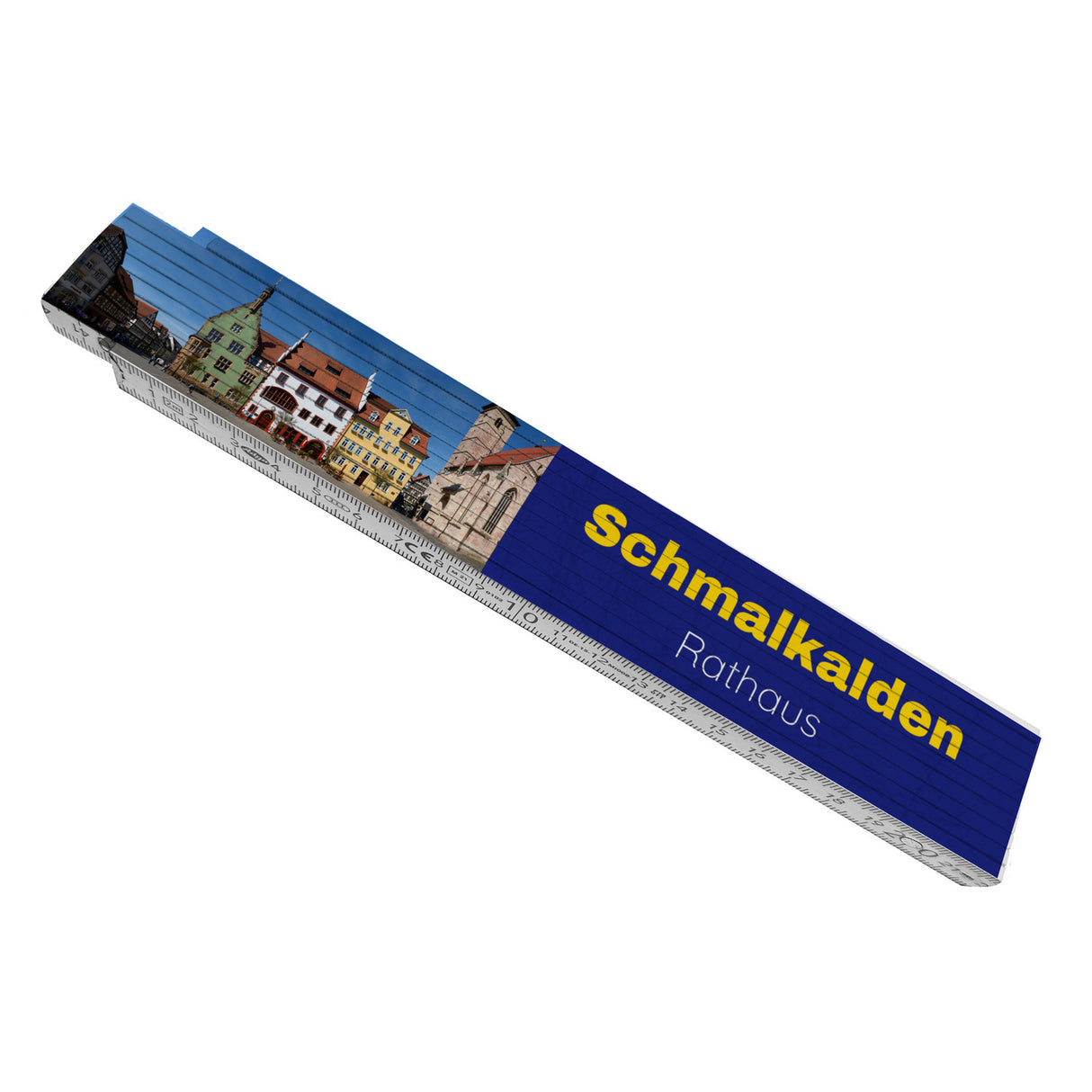 streetline Schmalkalden Rathaus Meterstab aus Holz